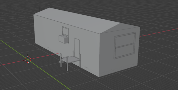 Trail House Model, Angle 3